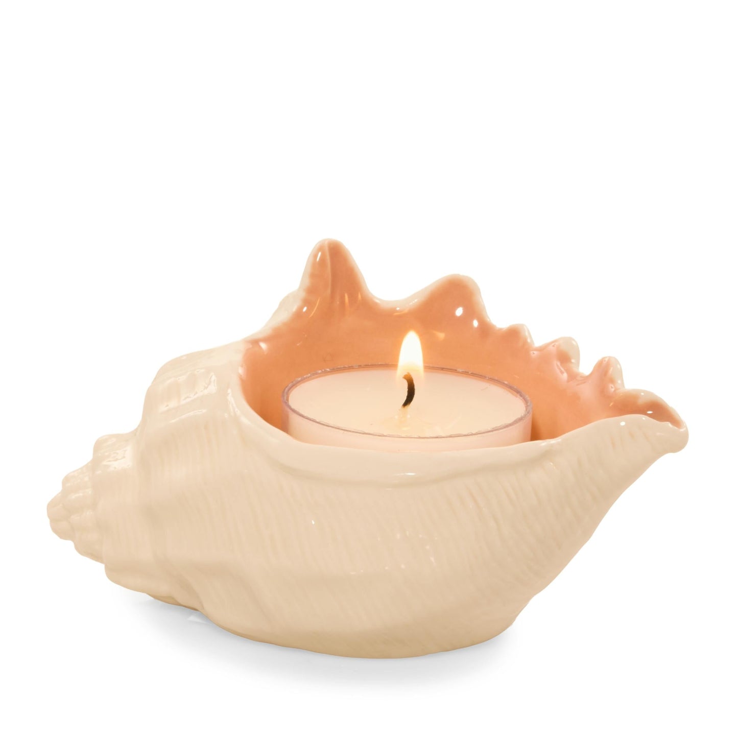Seashell Tea Light Candle Holder A1DW