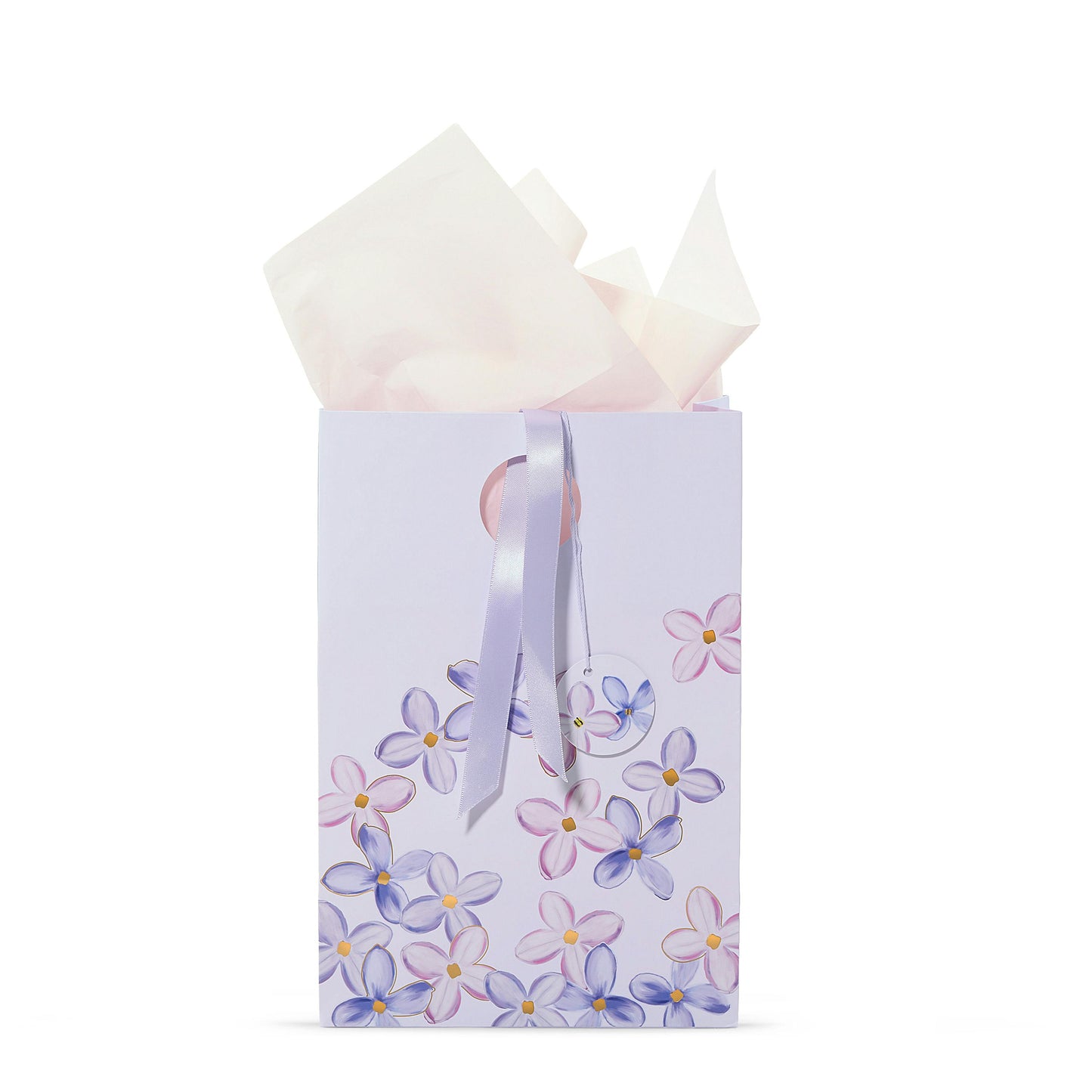 Purple Lilac Floral Gift Bag U1IL