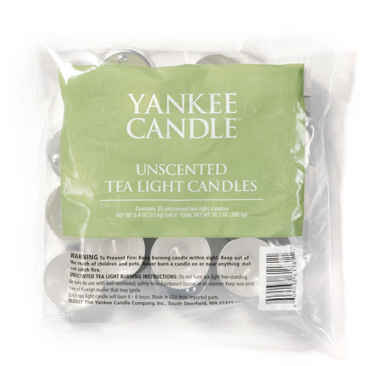 Unscented Tea Light Candles IWPK