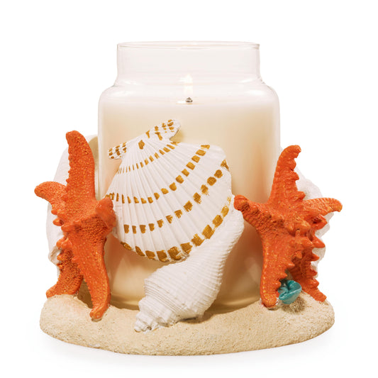 Seashell Jar Candle Holder DD2P
